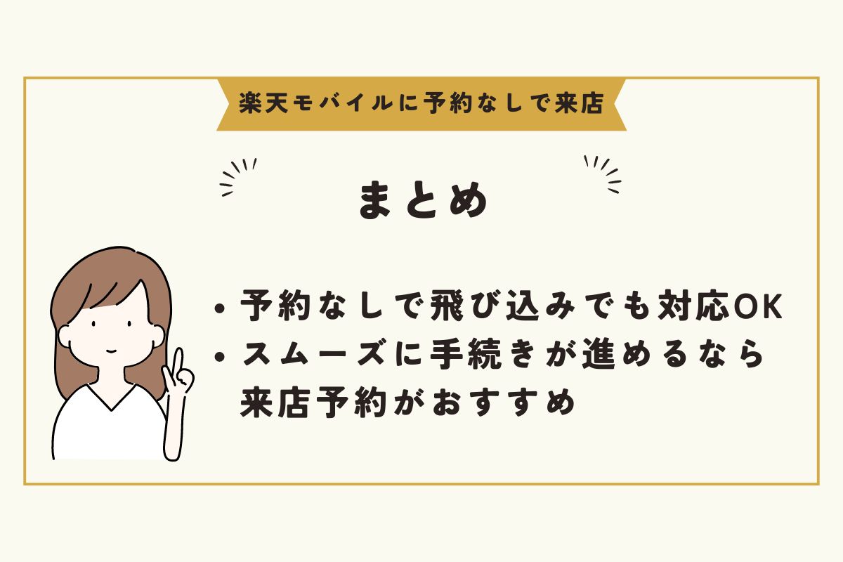 楽天モバイル　予約なし 